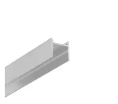 LED juostos paviršinis profilis COZY12 C/U1, neanoduoto aliuminio, 2m