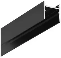 LED juostos paviršinis profilis COZY12 C/U1, juodas, 3m