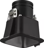 7W LED įleidžiamas šviestuvas, juodas, 3000K, IP54, S349
