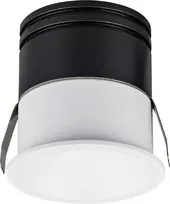 9W LED įleidžiamas šviestuvas, matinės baltos sp., 3000K, IP54, S350
