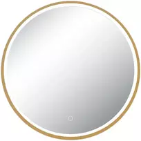 Sieninis šviestuvas 15W LED šviestuvas - veidrodis, anoduoto aukso sp., 3000/4000K, dimeriuojamas, IP44, 25389