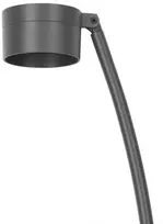 15W LED pastatomas lauko šviestuvas HASTA R, tamsiai pilkas, 3000K, dimeriuojamas