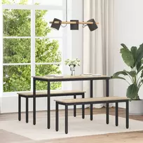 Valgomieji stalai 110 x 55 x 75 cm Apdirbta mediena