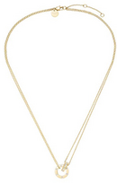 Rosefield Auksu padengtas vėrinys su Swarovski kristalais „Love Connection“ JNLCG-J1315