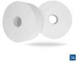 Multi Tualetinis popierius Techline Jumbo Maxi 2 sluoksnių Ø24,5 x L320M x P9cm newfiber baltas, 6 ritinėliai/kartonas