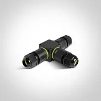 Sujungimo dėžutė, 3 polių, juoda, IP67, 0802A