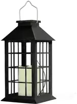 0,02W LED lauko šviestuvas su saulės baterija CANDELIO, juodas, 2700K, IP44