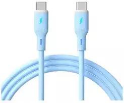 AKYGA USB kabelis AK-USB-68 USB type C m / USB type C m ver. 2.0 60 W 1 m Mėlynas silikonas