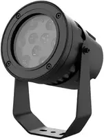 18W LED lauko šviestuvas - prožektorius FLOODLIGHT ROUND, juodas, 4000K, 30°, DALI, IP66