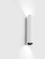 2x3,3W LED sieninis šviestuvas TUB S 200 RIB, baltas, 3000K, 60°, šviečia į viršų ir į apačią