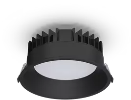 32,5W LED įleidžiamas šviestuvas TECH, juodas, 3000/4000K, dimeriuojamas, IP65, E3987270NDP