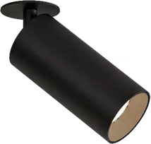 12W LED įleidžiamo montavimo akcentinis šviestuvas PIPE, juodas, 2700K, dimeriuojamas, E3986090NDT