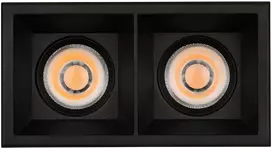 24W LED įleidžiamas šviestuvas MOVE, juodas, 3000/4000K, dimeriuojamas, IP44, E3984178NDP