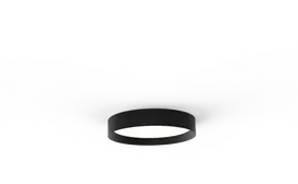 18W LED lubinis šviestuvas MINSK, juodas, 2700/3000/4000K, dimeriuojamas, P3758072NDP