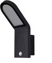 Sieninis šviestuvas 12W LED sieninis lauko šviestuvas ENDURA STYLE, tamsiai pilkas, 3000K, su judesio davikliu, IP44