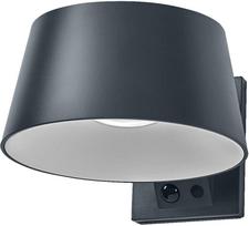 Sieninis šviestuvas 10,1W LED sieninis fasado šviestuvas ENDURA STYLE, tamsiai pilkas, 3000K, dimeriuojamas, su judesio davikliu ir saulės baterija