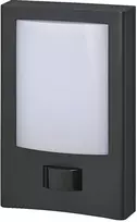 Sieninis šviestuvas 13W LED sieninis lauko šviestuvas ENDURA STYLE, tamsiai pilkas, 3000K, su judesio davikliu, IP44