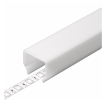 LED juostos profilio dangtelis E7 CLICK, baltas, 2m