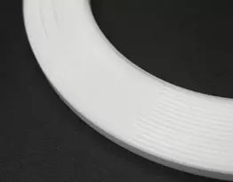 LED juostos profilio dangtelis C3 CLICK, baltas (opal), 20m ritė