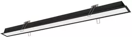 15W LED linijinis įleidžiamas šviestuvas SASA, juodas, 3000K, 580mm, dimeriuojamas, 3917-03058-3-B-P-D4