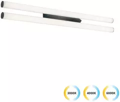 36W LED lubinis šviestuvas LENORA, baltos/juodos sp., 3000/4000/6000K, 4352600