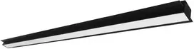 37W LED linijinis užglaistomas šviestuvas SASA, juodas, 4000K, 1420mm, DALI, 3917-04142-4-B-P-D3
