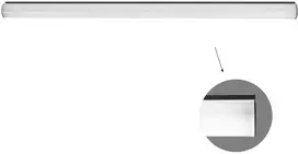 58W LED linijinis paviršinis šviestuvas TUBE, juodas, 4000K, 1800mm, dimeriuojamas, 3919-01180-4-B-D1