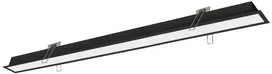 44W LED linijinis įleidžiamas šviestuvas SASA, juodas, 4000K, 1700mm, DALI, 3917-03170-4-B-P-D3