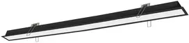 51W LED linijinis įleidžiamas šviestuvas SASA, juodas, 3000K, 1980mm, dimeriuojamas, 3917-03198-3-B-P-D4