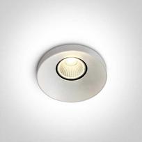 8W LED įleidžiamas šviestuvas, baltas, 3000K, 10108R/W/W