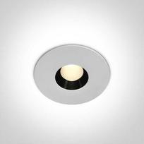 8W LED įleidžiamas šviestuvas, baltas, 3000K, 10108H/W/W