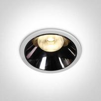18W LED įleidžiamas šviestuvas, baltas, 3000K, 10118DC/W/W