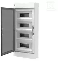 Elektro Plast Nasielsk ROZDZ N/T ELEGANT 4X12 PE+N WH/SM IP40