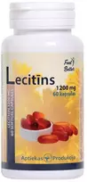 Aptiekas Produkcija VAISTINĖS PRODUKTAS Lecithin 1200 mg – minkštos gelatino kapsulės N60