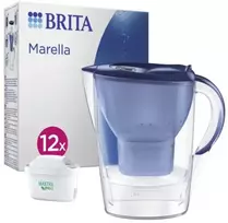 Brita Marella, rankinis vandens filtras, 2,4 L, mėlyna, permatomas