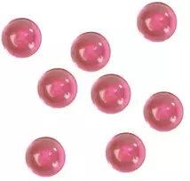 Santex Fuksijos spalvos konfeti karoliukai, 7 mm