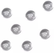 Santex Skaidrūs konfeti karoliukai, 7 mm
