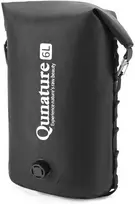 Kelioninis Qunature vandeniui atsparus maišelis su vožtuvu, juodas, 6 l
