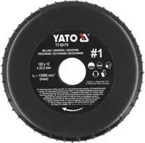 Yato FREŽAS, PRIEKINIS RASP 120X12 KAMPINIUI