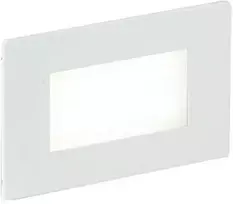 3W LED įleidžiamas fasado šviestuvas su judesio davikliu BOLT, baltos/nikelio sp., 4000K, IP65