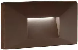 Sieninis šviestuvas 4W LED sieninis fasado šviestuvas laiptų apšvietimui BREEN, bronzos sp., CCT, IP65