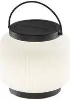 1,2W LED pastatomas lauko šviestuvas su saulės baterija ROBIN, juodas, dimeriuojamas, IP54