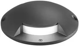 Sieninis šviestuvas 6W LED sieninis fasado šviestuvas laiptų apšvietimui GROUND, antracito sp., CCT, IP65