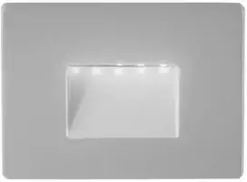 3W LED sieninis šviestuvas laiptų apšvietimui STRATOS, sidabro sp., CCT