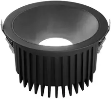 40W LED lauko įleidžiamas šviestuvas QUANTUM, juodas, CCT, IP44