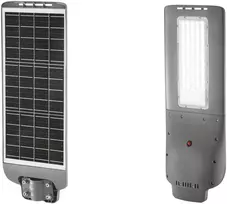 20W LED gatvės šviestuvas su saulės baterija AUREUS, antracito sp., 3000K, IP65