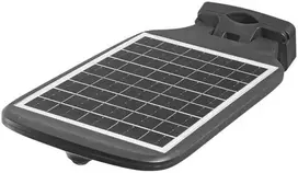 6,5W LED gatvės šviestuvas su saulės baterija LUXOR, antracito sp., 4000K, IP65