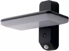 Sieninis šviestuvas 1,8W LED sieninis fasado šviestuvas su saulės baterija ir judesio davikliu ARGO, antracito sp., IP54