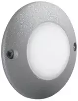 Sieninis šviestuvas 3W LED sieninis fasado šviestuvas laiptų apšvietimui ELMO, sidabro sp., 4000K, IP54