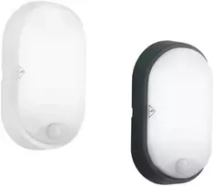 14W LED lubinis fasado šviestuvas su judesio davikliu SENSITIVE, baltas, 3000K, IP54
